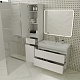 Style Line Мебель для ванной подвесная Атлантика 90, Люкс антискрейч, PLUS – фотография-24